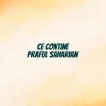 ce contine praful saharian