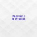 pronumele de intarire
