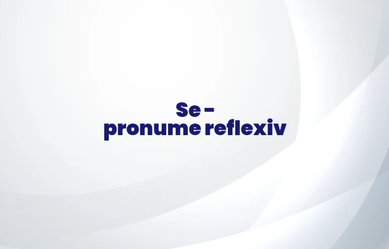 se pronume reflexiv