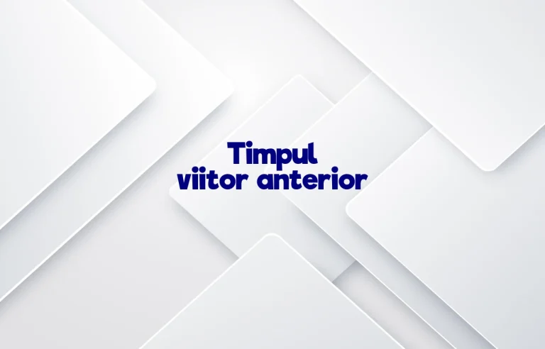 timpul viitor anterior