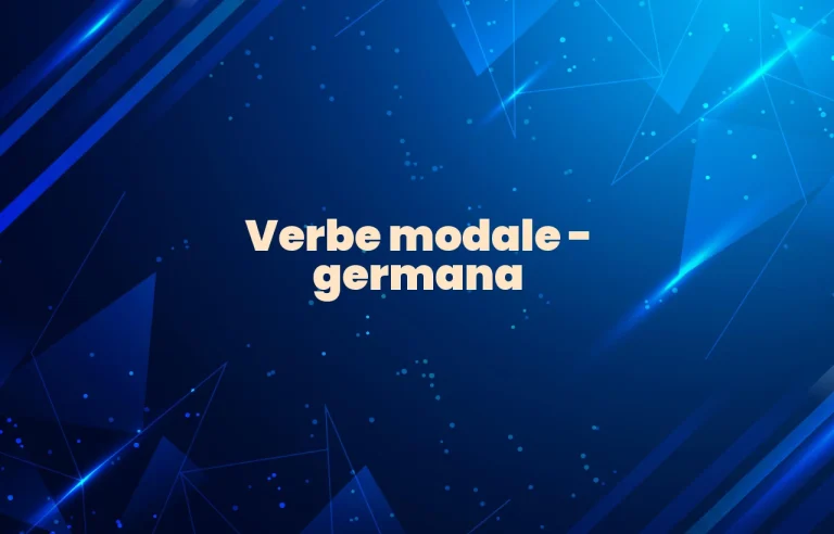 verbe modale germana