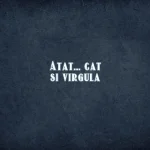 atat cat si virgula