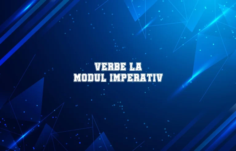 verbe la modul imperativ