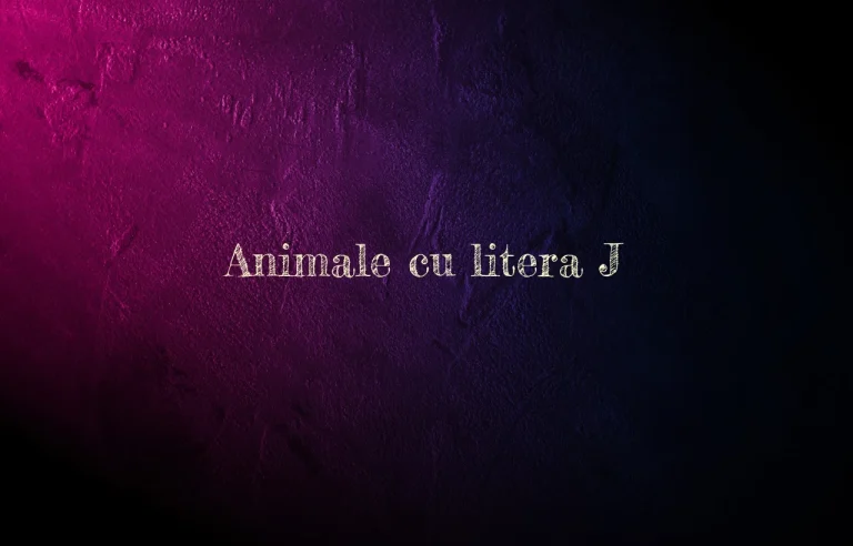 animale cu litera j