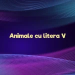 animale cu litera v