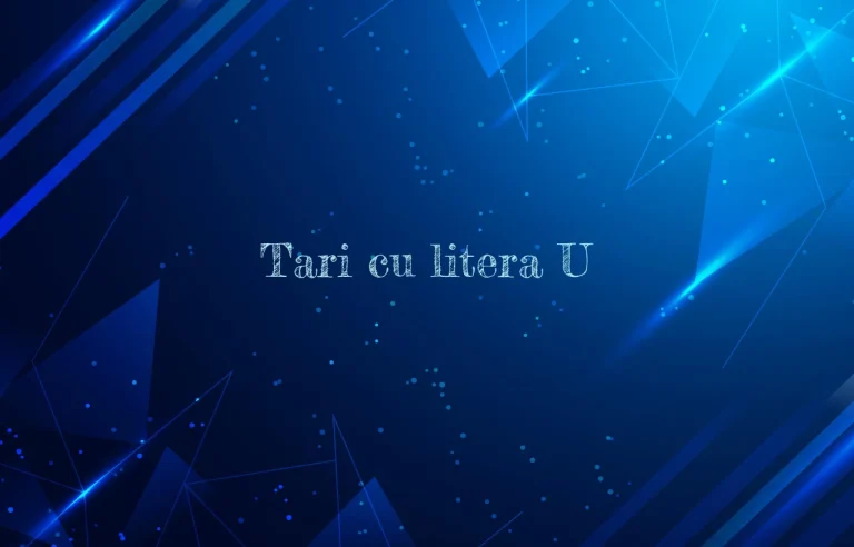 tari cu litera u