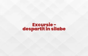 excursie despartit in silabe