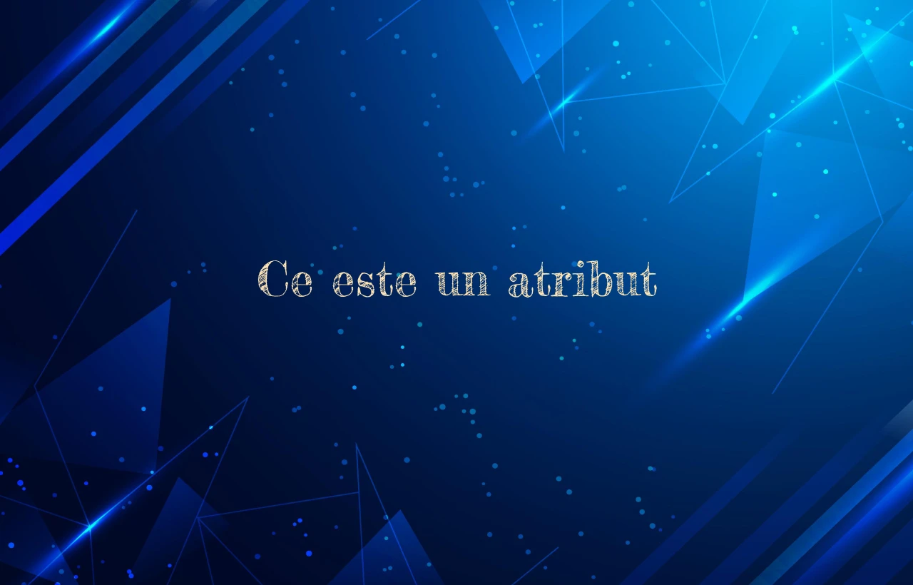 ce este un atribut