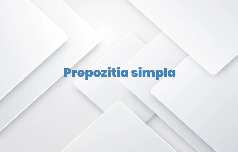 prepozitie simpla