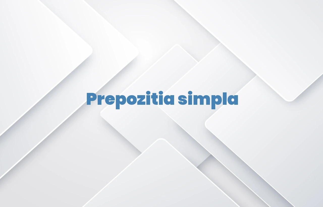 prepozitie simpla